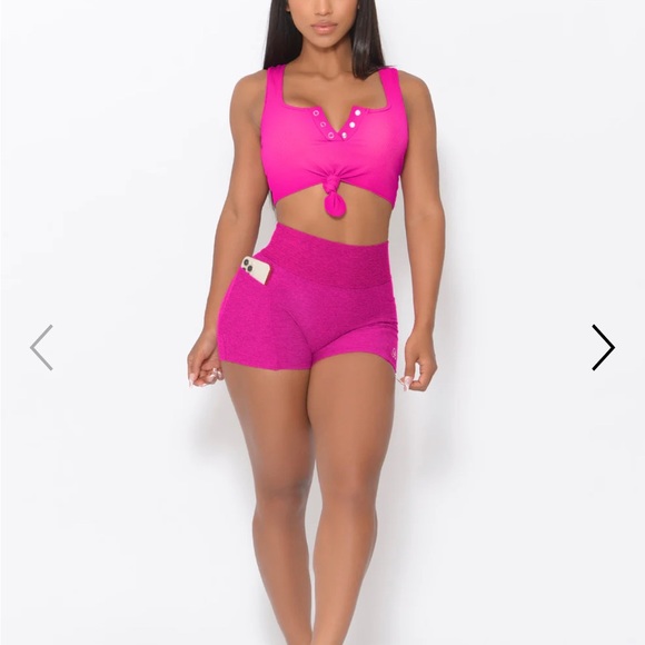 Bombshell Sportswear shorts and bra set - Picture 1 of 9